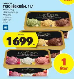 ALDI Carte d'or trio jégkrém ajánlat
