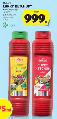 ALDI Delikato curry ketchup ajánlat