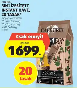 ALDI Cafe Frei 3in1 ízesített instant kávé ajánlat