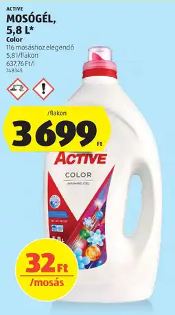 Active mosógél