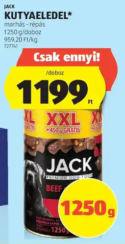 ALDI Jack kutyaeledel ajánlat