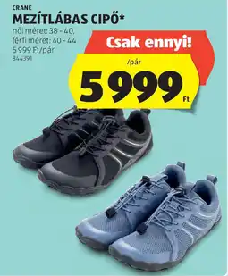 ALDI Crane mezítlábas cipő ajánlat