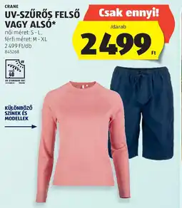ALDI Crane uv-szűrős felső vagy alsó ajánlat