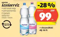 ALDI Aquitas ásványvíz ajánlat