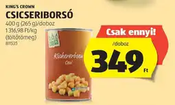 ALDI King's crown csicseriborsó ajánlat