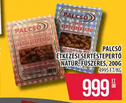 Coop Palcsó étkezési sertéstepertő natur, fűszeres ajánlat