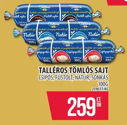 Coop Talléros tömlős sajt ajánlat