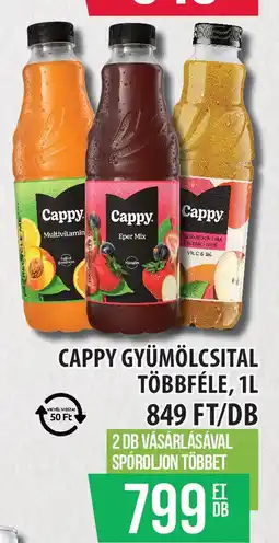 Coop Cappy gyümölcsital ajánlat