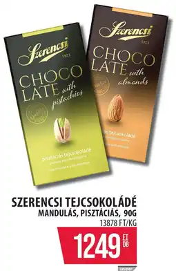Coop Szerencsi tejcsokoládé ajánlat