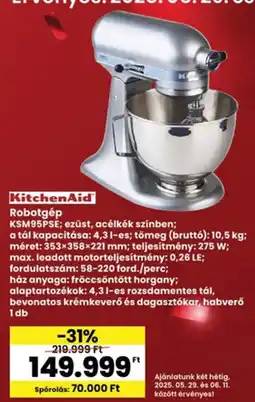 Interspar KitchenAid Robotgép ajánlat