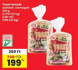 Interspar Toast kenyér ajánlat
