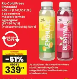 Rio Cold Press limonádé