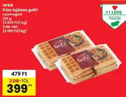 Interspar Spar friss tojásos gofri ajánlat