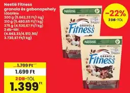 Interspar Nestlé fitness granola és gabonapehely ajánlat
