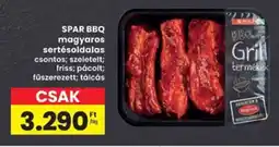 Interspar Spar bbq magyaros sertésoldalas ajánlat