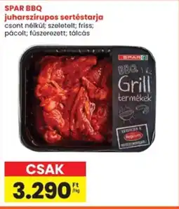 Interspar Spar bbq juharszirupos sertéstarja ajánlat