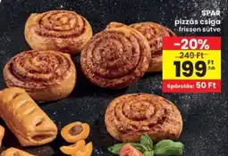Interspar Spar pizzás csiga ajánlat