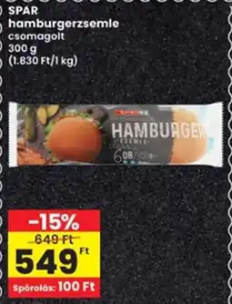 Interspar Spar hamburgerzsemle ajánlat