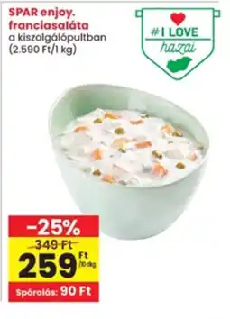 Interspar Spar enjoy. franciasaláta ajánlat