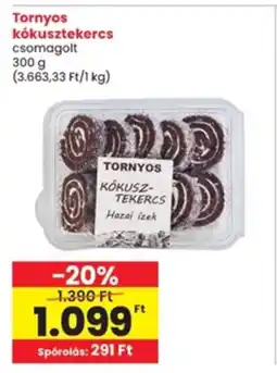 Interspar Tornyos kókusztekercs ajánlat