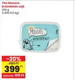 The Mooore krémfehér sajt
