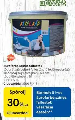Tesco Eurofarbe színes falfesték ajánlat