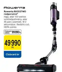Tesco Rowenta RH2037WO rúdporszívó ajánlat