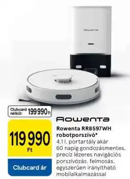 Tesco Rowenta RR8597WH robotporszívó ajánlat
