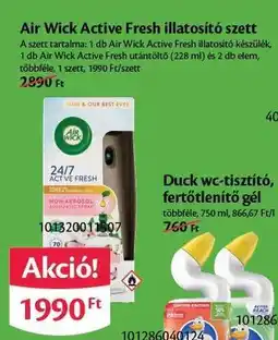 EcoFamily Air Wick Active Fresh illatosító szett ajánlat