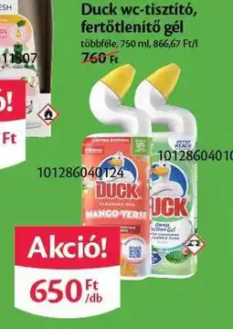 EcoFamily Duck wc-tisztító, fertőtlenítő gél ajánlat