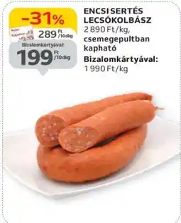 Auchan ENCSI SERTÉS LECSÓKOLBÁSZ ajánlat