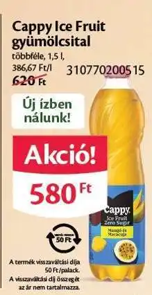EcoFamily Cappy Ice Fruit gyümölcsital ajánlat