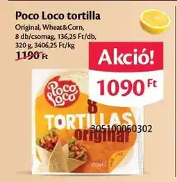 EcoFamily Poco Loco tortilla ajánlat
