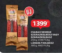 Auchan CSABAI CSEMEGE SZÁRAZKOLBÁSZ VAGY SZÁRAZKOLBÁSZ ajánlat