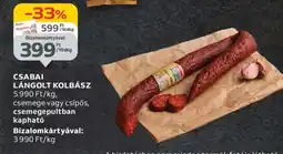 Auchan CSABAI Lángolt kolbász ajánlat