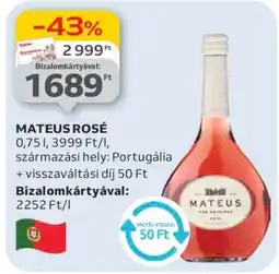 Auchan MATEUS ROSÉ ajánlat