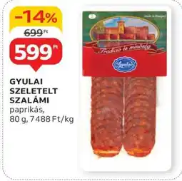 Auchan Gyulai Szeletelt Szalámi ajánlat