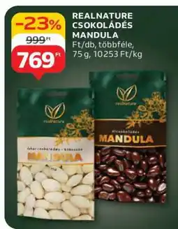 Auchan REALNATURE CSOKOLÁDÉS MANDULA ajánlat