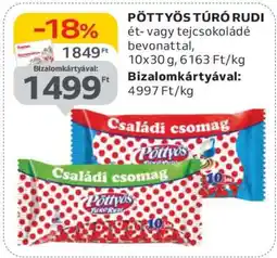 Auchan PÖTTYÖS Túró Rudi ajánlat