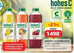 Auchan Hohes C Gyümölcslé ajánlat