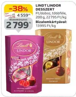 Auchan Lindt Lindor desszert ajánlat