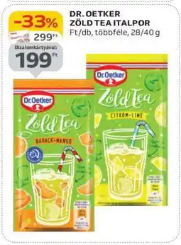 Auchan Dr. Oetker Zöld Tea Italpor ajánlat