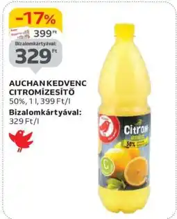 Auchan Auchan Kedvenc Citromízésítő ajánlat