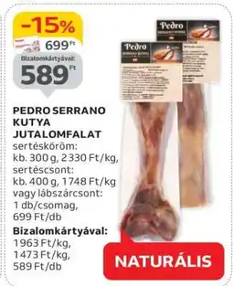 Auchan PEDRO SERRANO KUTYA JUTALOMFALAT ajánlat