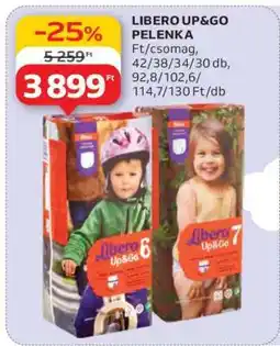 Auchan Libero Up&Go Pelenka ajánlat
