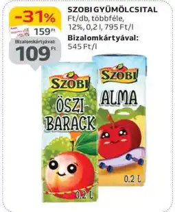 Auchan Szobi Gyümölcsital ajánlat