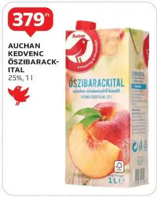 Auchan Auchan Kedvenc Őszibarackital ajánlat