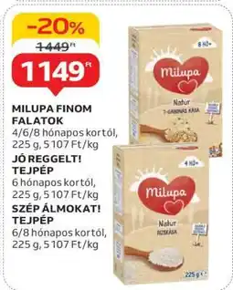 Auchan MILUPA FINOM FALATOK ajánlat