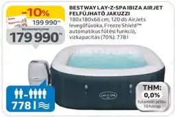 Auchan BESTWAY LAY-Z-SPA IBIZA AIRJET FELFÚJHATÓ JAKUZZI ajánlat