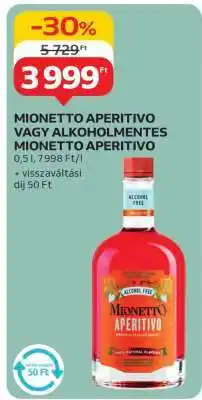 Auchan Mionetto Aperitivo vagy Alkoholmentes Mionetto Aperitivo ajánlat